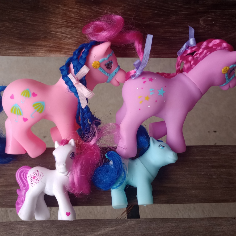My Little Pony Lot Of 4G Go Figure Star Squirrel Ponies Bundle Childhood Toys